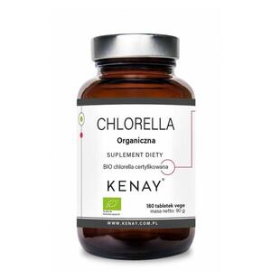 Kenay Chlorella BIO chlorella vulgaris 180 tablet obraz