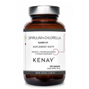 Kenay Spirulina chlorella FytoMix V11 360 tablet obraz