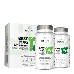 Best Lab BestMag Day & Night hořčík den a noc 2 x 60 kapslí obraz