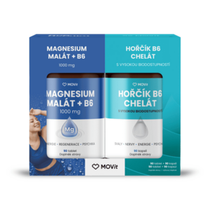 MOVit Energy Duo Hořčíků Malát & Chelát 90+90 kapsle+tablety obraz