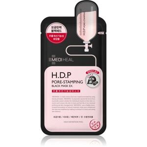 MEDIHEAL Black Mask H.D.P Pore-Stamping plátýnková maska pro stažení pórů 25 ml obraz