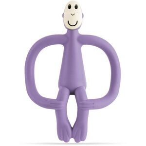 Matchstick Monkey Teething Toy and Gel Applicator kousátko s kartáčkem 2 v 1 Purple 1 ks obraz