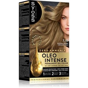 Syoss Oleo Intense permanentní barva na vlasy s olejem odstín 7_10 Přirozeně Plavá 1 ks obraz