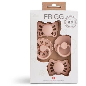 FRIGG Baby's First Pacifier Floral heart dudlík Blush obraz