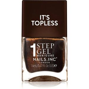 Nails Inc. It’s Topless gelový lak na nehty pro dlouhotrvající efekt odstín Zöe 14 ml obraz
