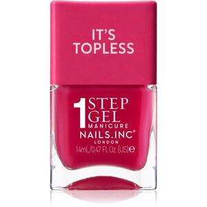 Nails Inc. It’s Topless gelový lak na nehty pro dlouhotrvající efekt odstín Gracie Guava Red 14 ml obraz