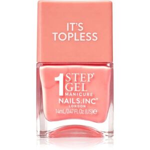 Nails Inc. It’s Topless gelový lak na nehty pro dlouhotrvající efekt odstín Paloma Peach Creme 14 ml obraz