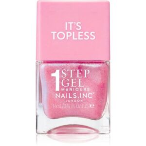 Nails Inc. It’s Topless gelový lak na nehty pro dlouhotrvající efekt odstín Danielle Magenta Shimmer 14 ml obraz