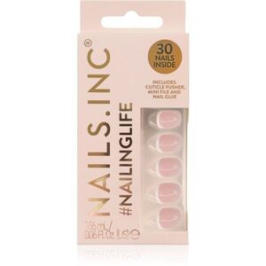 Nails Inc. #NailingLife Press-On Nails umělé nehty odstín Classic Kim Classic French Tip Square-Shaped 33 ks obraz