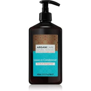 Arganicare Argan Oil & Shea Butter Leave-In Conditioner bezoplachový kondicionér pro suché a poškozené vlasy 400 ml obraz