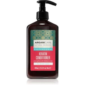 Arganicare Keratin Conditioner kondicionér pro chemicky ošetřené, odbarvené nebo poškozené vlasy 400 ml obraz