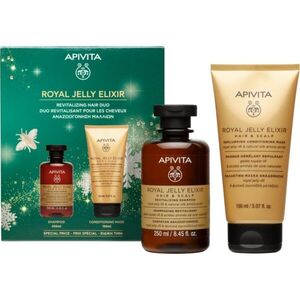 Apivita Royal Jelly Elixir Revitalizing Hair Duo vánoční dárková sada s revitalizačním účinkem obraz