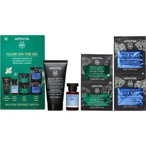 Apivita Glow on the Go vánoční dárková sada pro rozjasnění pleti obraz