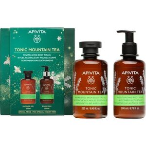 Apivita Tonic Mountain Tea Revitalizing Body Ritual vánoční dárková sada pro regeneraci pokožky obraz