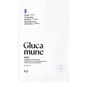 VT Cosmetics Glucamune Mask hydratační plátýnková maska se zklidňujícím účinkem 1 ks obraz