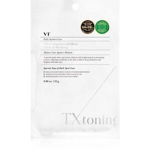 VT Cosmetics TX-Toning Special Mask hydratační plátýnková maska pro pleť s hyperpigmentací 25 g obraz