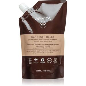 Apivita Dandruff Relief Dry Dandruff Dermatological Shampoo šampon proti lupům pro suchou a svědící pokožku hlavy Refill 500 ml obraz