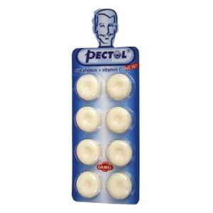 PECTOL Eucalyptový drops s vitaminem C v blistru obraz