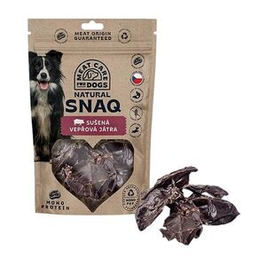 MEAT CARE For pets natural snaq vepřová játra sušená 100 g obraz