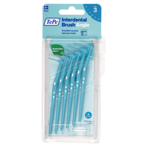 TEPE Mezizubní kartáčky Angle modré 0, 6 mm v blistru 6 ks obraz