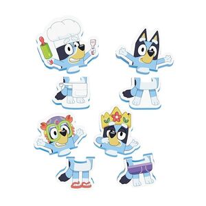 TOOMIES Bluey puzzle vodolepky do vany 4 kusy obraz