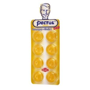 PECTOL Citronový drops s vitaminem C v blistru obraz