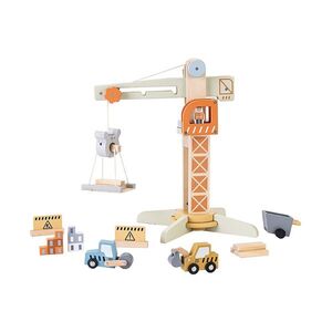 2KIDS TOYS Dřevěný jeřáb s příslušenstvím obraz