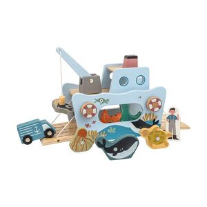 2KIDS TOYS Magnetická hračka rybářská loď obraz