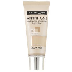 Maybelline Affinitone odstín 02 Light Porcelain hydratační make-up 30 ml obraz