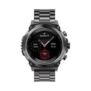 Garett Smartwatch Atom smart hodinky Black Steel obraz