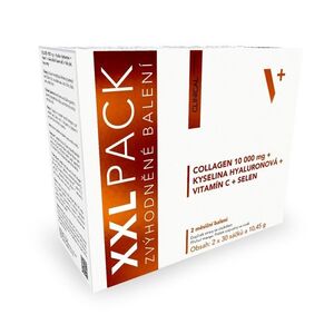 Clinical Collagen 10 000 mg + kyselina hyaluronová + vit. C + selen XXL pack mango 2x30 sáčků obraz
