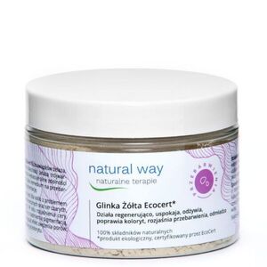 Natural Way Žlutý jíl Ecocert na pigmentové skvrny 100 g obraz