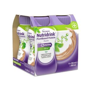 Nutridrink PlantBased Protein 2.0 s příchutí cappuccino 4x200 ml obraz