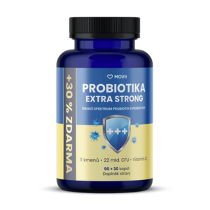 MOVit Energy Probiotika Extra Strong 90+30 kapslí obraz