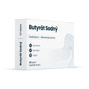 MOVit Energy Butyrát sodný Postbiotikum 30 kapslí obraz
