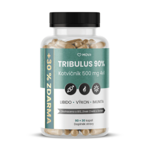 MOVit Energy TRIBULUS 90% Kotvičník 500 mg 4v1 90+30 kapslí obraz