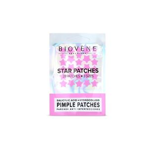 BIOVÉNE Pimple Patches hvězdičkové náplasti na nedokonalosti 28 ks růžové obraz