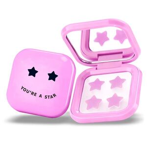 BIOVÉNE Pimple Patches hvězdičkové náplasti v pouzdře se zrcátkem 32 ks růžové obraz