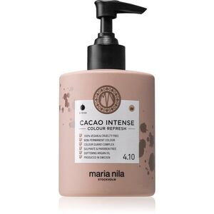 Maria Nila Colour Refresh Cacao Intense jemná vyživující maska bez permanentních barevných pigmentů výdrž 4 – 10 umytí 4.10 300 ml obraz