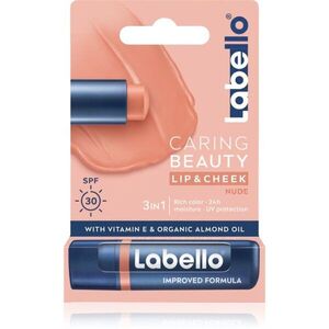 Labello Caring Beauty tónovací balzám na rty odstín Nude 4, 8 ml obraz