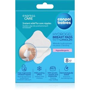 Canpol babies Hydrogel Breast Pads hydrogelové hojící prsní polštářky s lanolinem 8 ks obraz