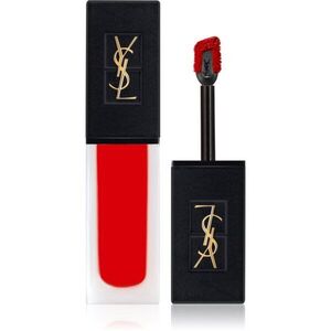 Yves Saint Laurent Tatouage Couture Velvet Cream vysoce pigmentovaná krémová rtěnka s matným efektem odstín 201 Rouge Tatouage 6 ml obraz