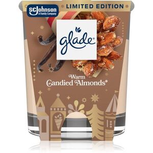 GLADE Warm Candied Almonds vonná svíčka 112 g obraz