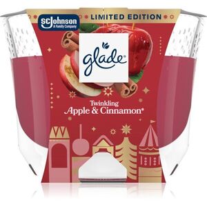 GLADE Twinkling Apple & Cinnamon vonná svíčka 204 g obraz