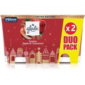 GLADE Twinkling Apple & Cinnamon dárková sada 2x112 g obraz