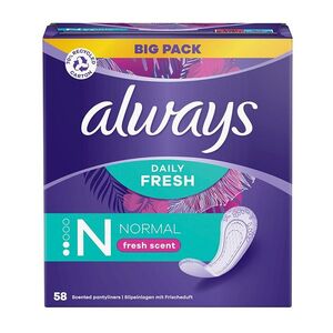 ALWAYS Fresh&Protect Normal Fresh Intimní vložky 58 ks obraz