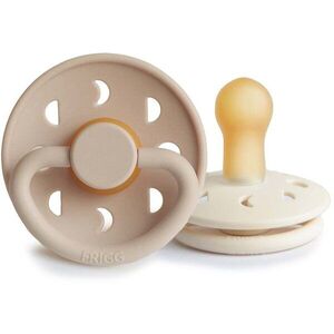 FRIGG Moon Phase Size 2: 6-18 months dudlík Cream/Croissant 2 ks obraz