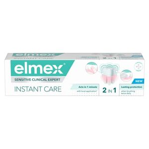 ELMEX Sensitive Clinical Expert Instant care Zubní pasta 2v1 75 ml obraz