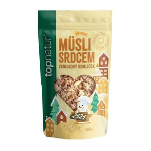 TOPNATUR Vánoční müsli srdcem vanilkový rohlíček 300 g obraz
