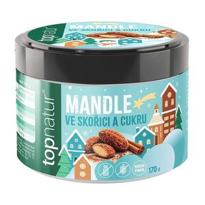 TOPNATUR Vánoční mandle v cukru a skořici 170 g obraz